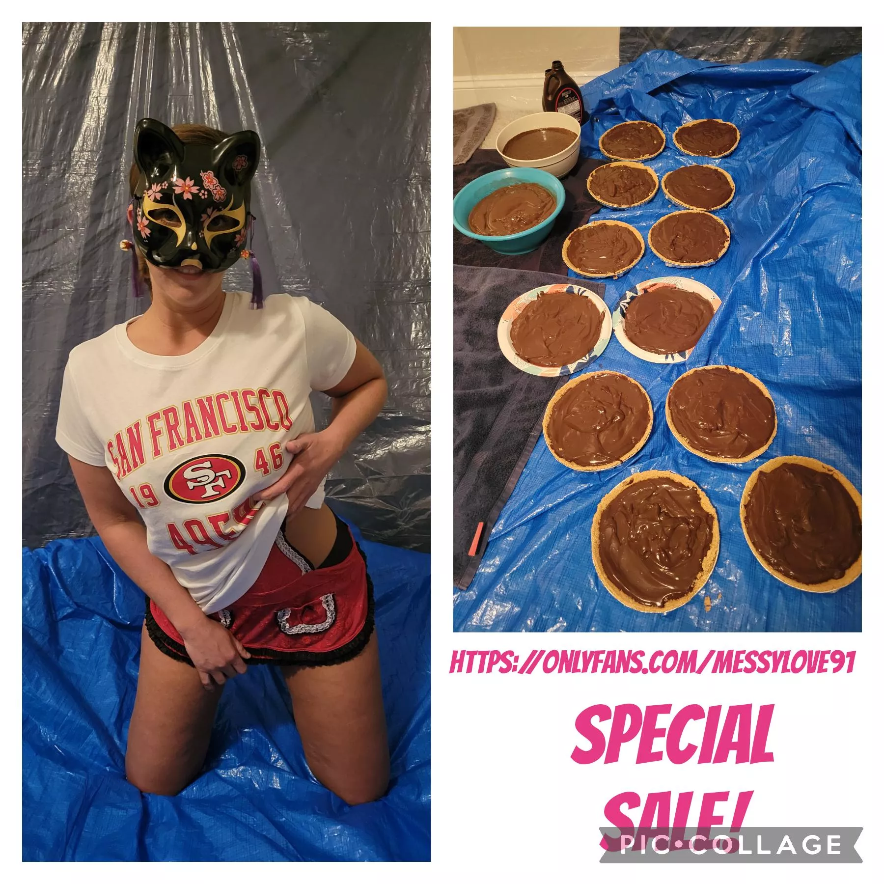 Finally paid my punishment for Superbowl bet! Gallons of chocolate pudding, cake batter, and syrup! This video was insane! posted by lowcountryWAM