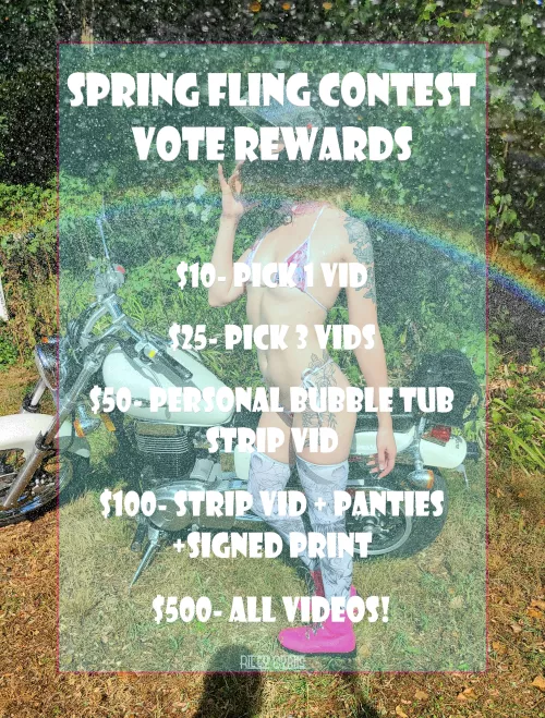 Gimme a vote in the silly ass manyvids contest for cool deals 🥰 by littlerosexo