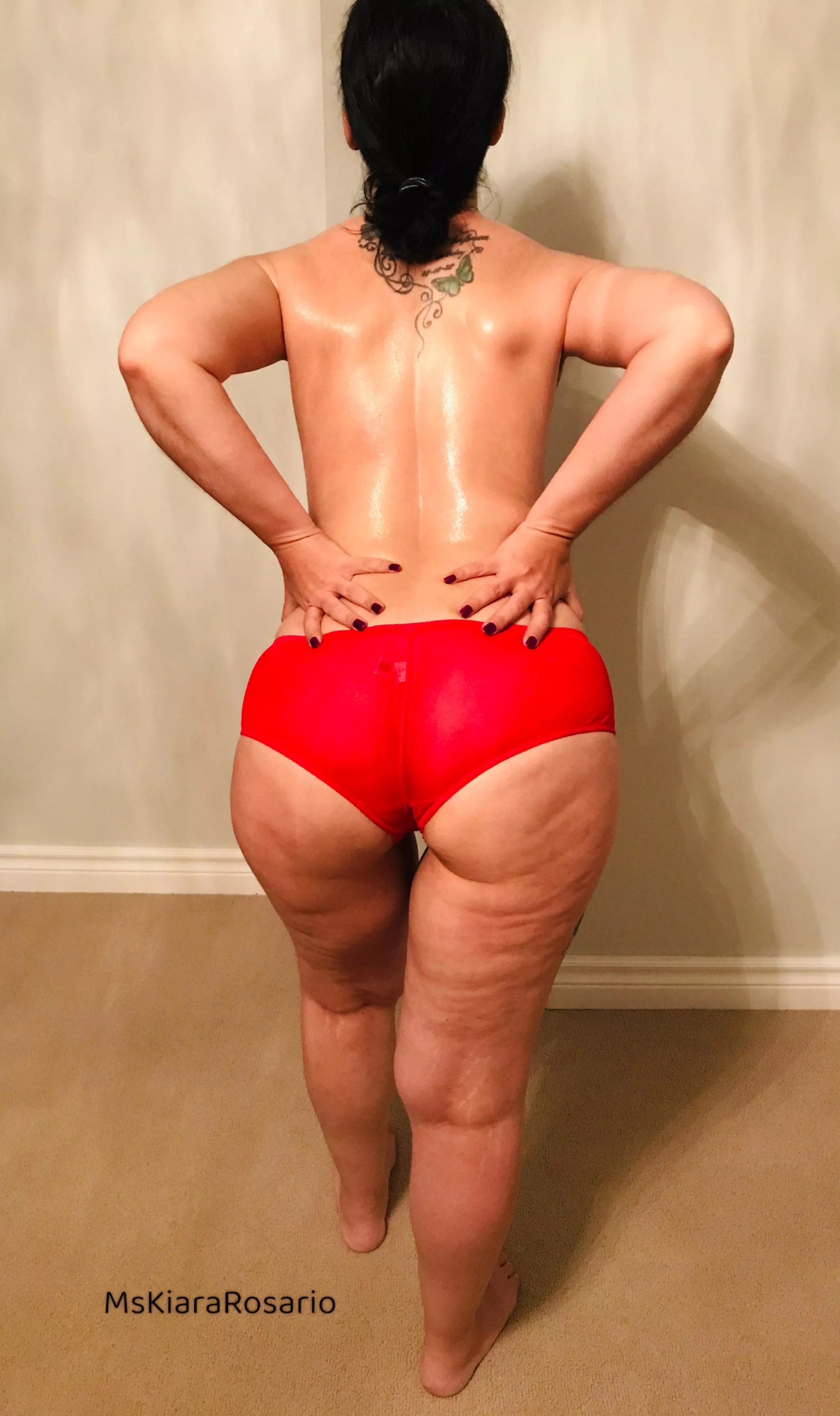 Got oiled up for this. 49. posted by MsKiaraRosario