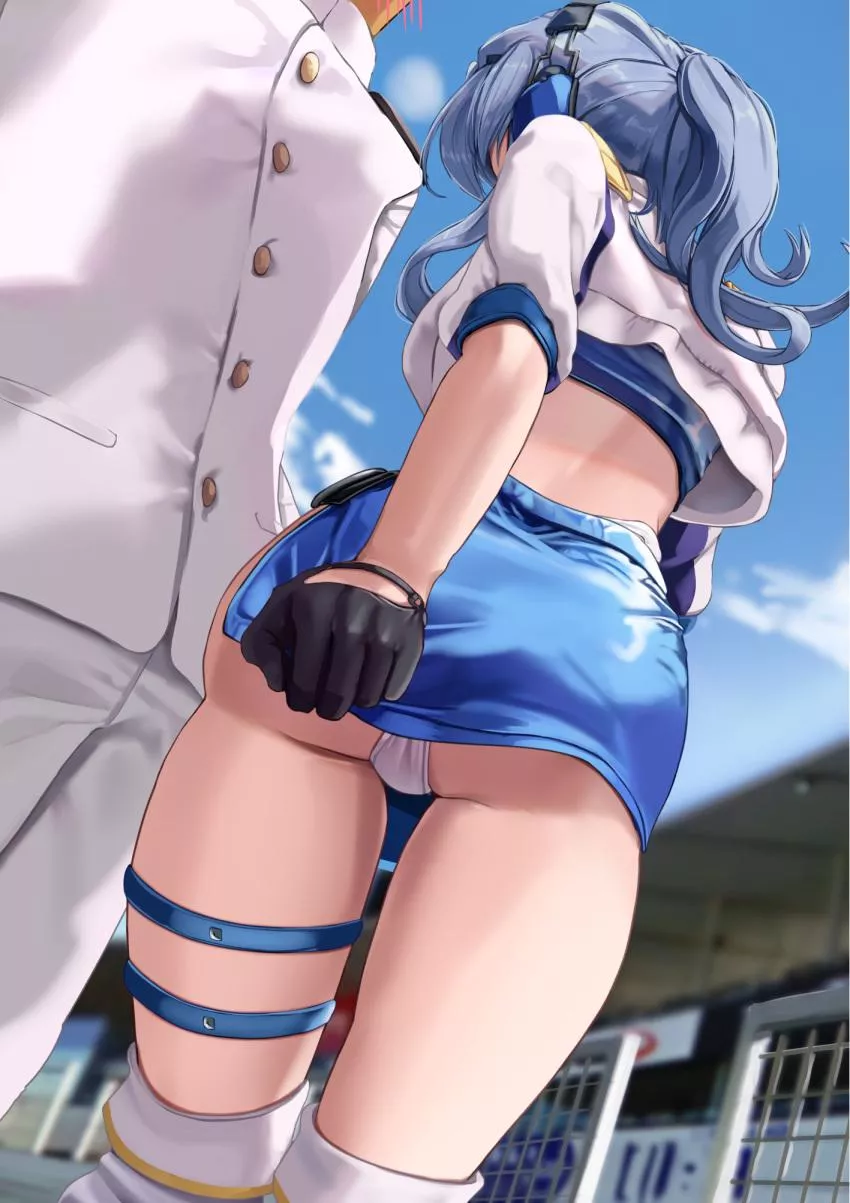 Gotland on a date out with the admiral, when ahe realizes she took the wrong skirt. posted by Anonym0us690
