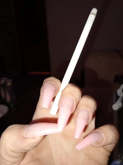 I love my first long nails  by Dingo0850