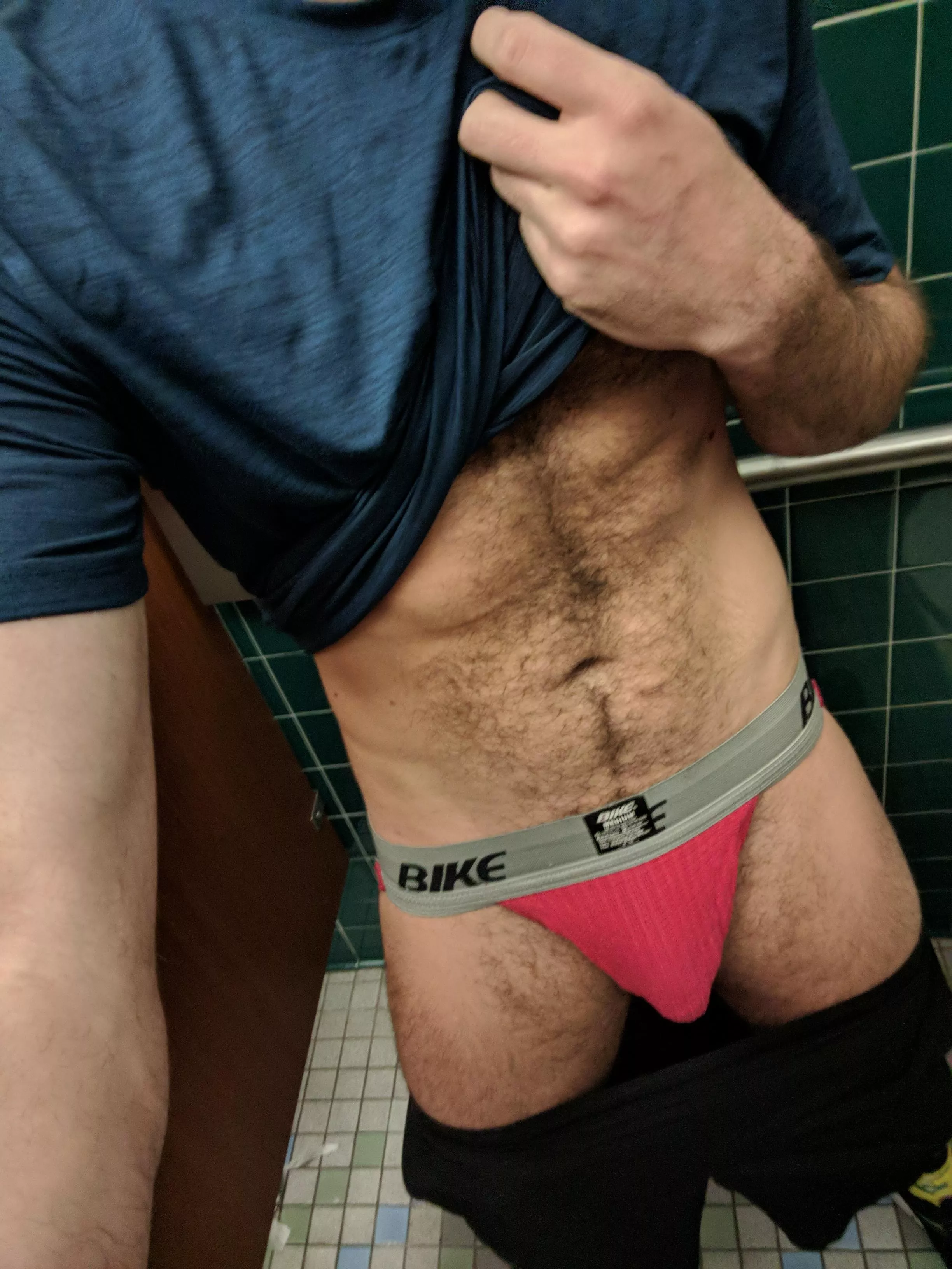 If you aren't jocked up at the gym, you're doing it wrong. posted by playful_felix