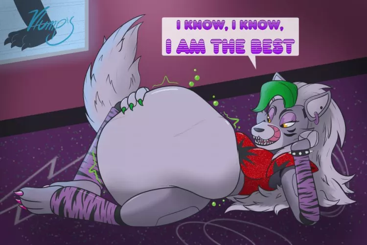 {Image} Roxanne Wolf vore by Vlumpy on Aryion by Belly-dude98