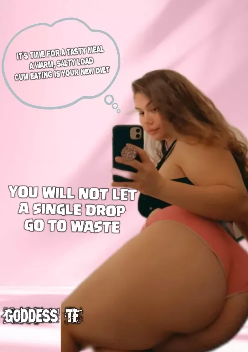 Its Time For A Nice Warm, Sticky, Salty Meal & You Better NOT Let A Drop Goto Waste 🤤 by Goddess_T-F