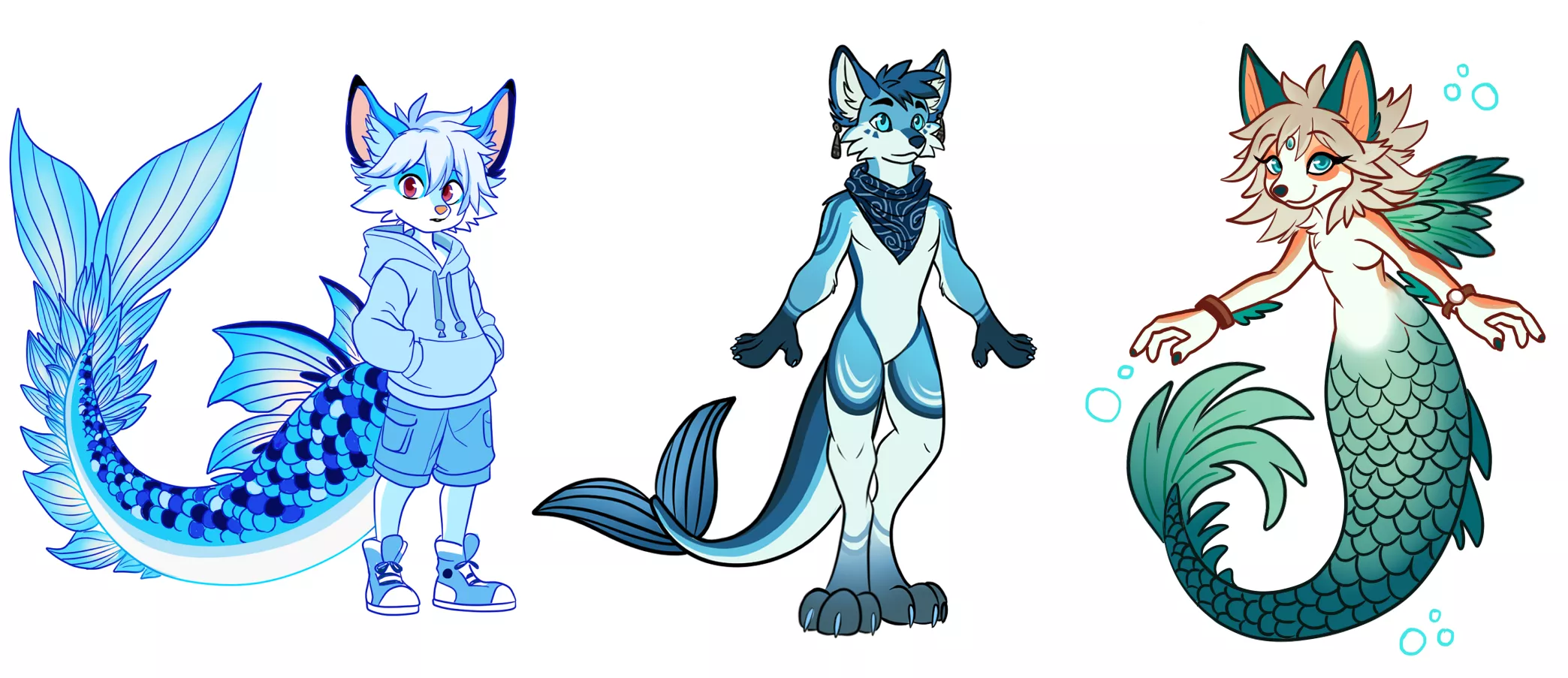 Look At All These Fox Fishies!! - Adoptables (Art & Designs by Me!) posted by Glittering-Amount-68