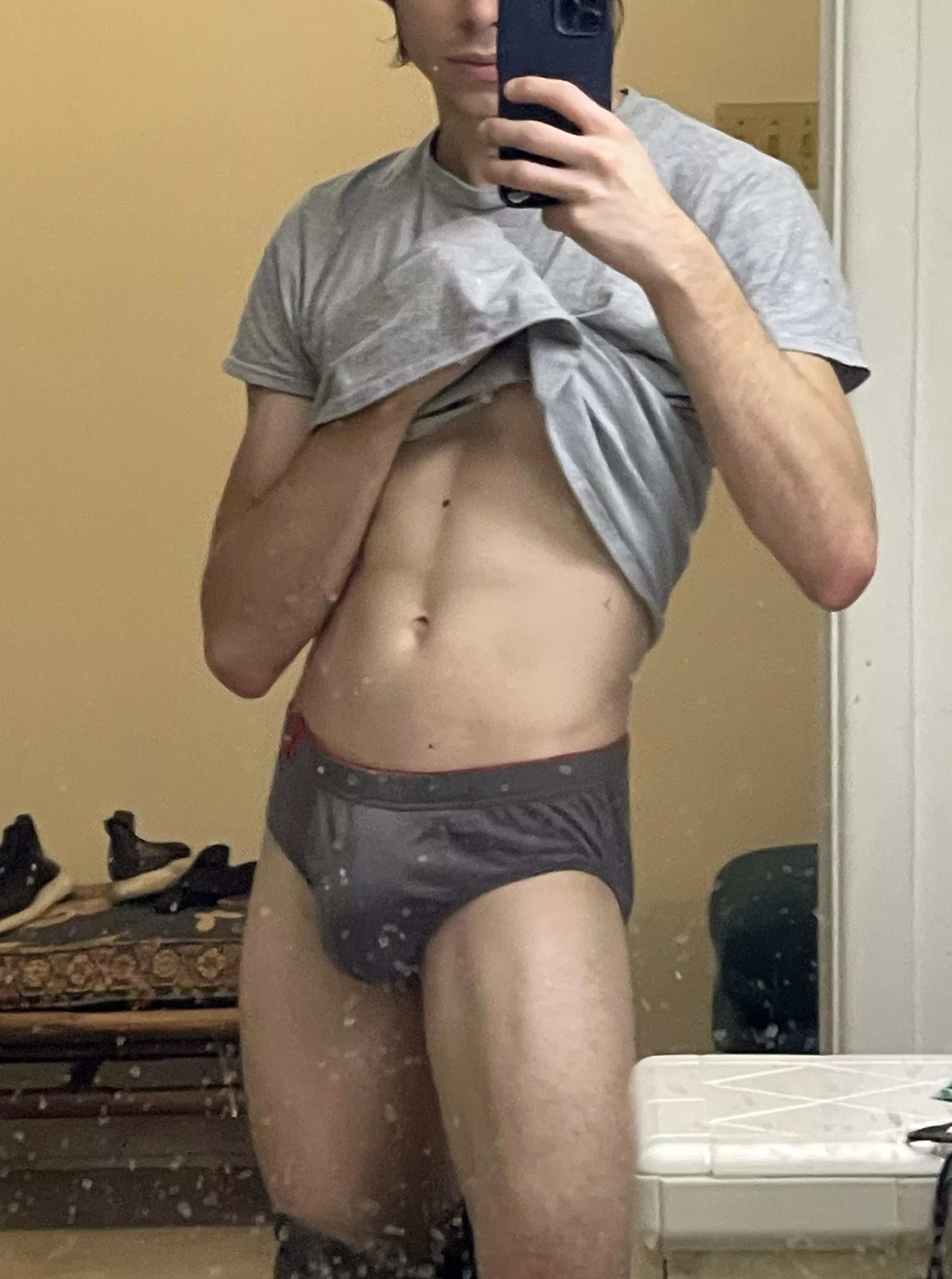 Loving these gray briefs. posted by emilio_ricci