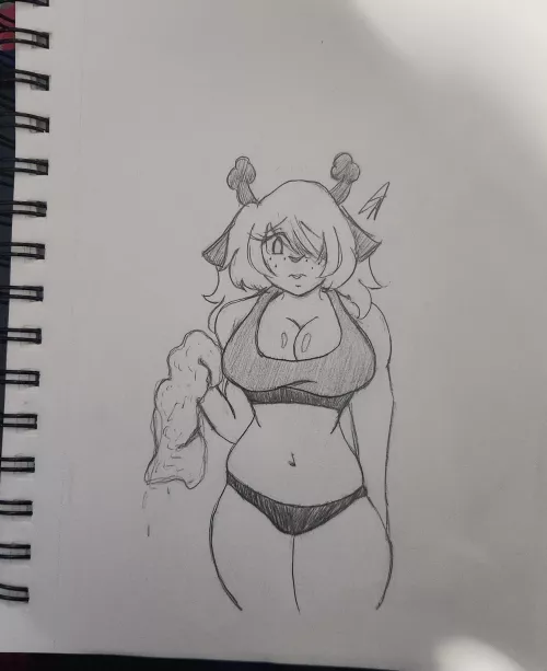 [Noelle] drying off after showering  by theblueguy05