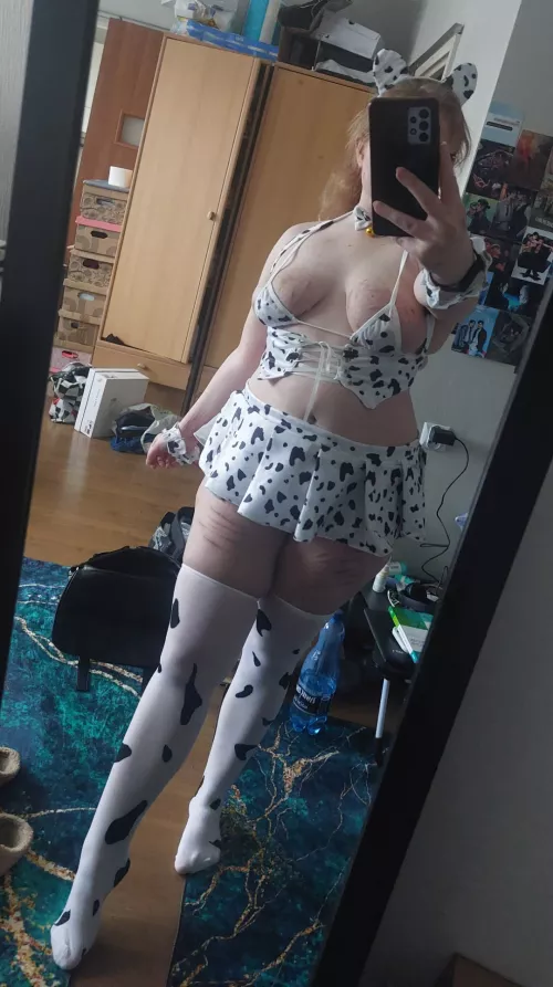 now i only have to get milked in that lingerie... by dahliaisblack