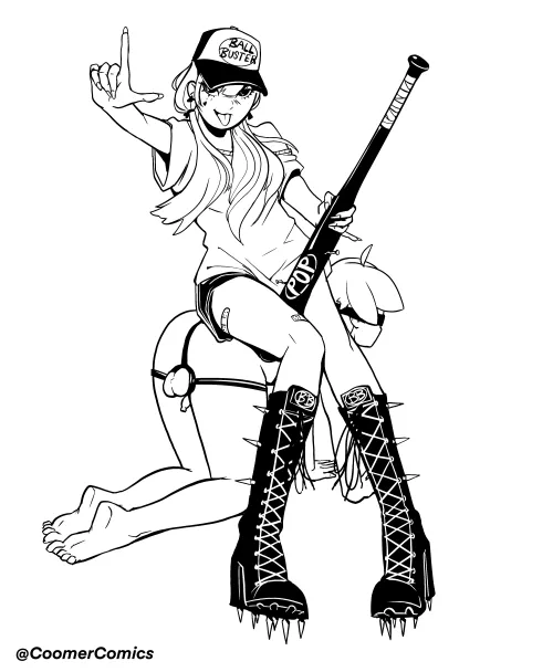 (OC) Mistress's Day Off 2: Baseball! by CoomerComics