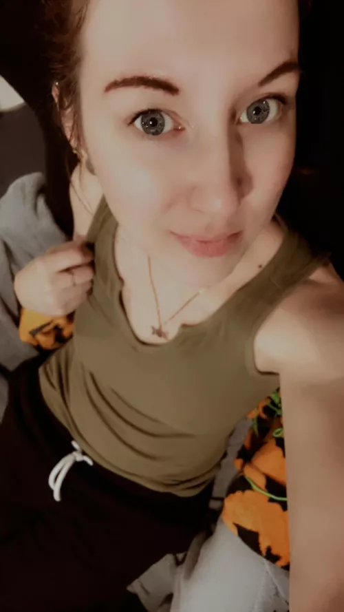 Off of work = no bra!  by rawrplatypus