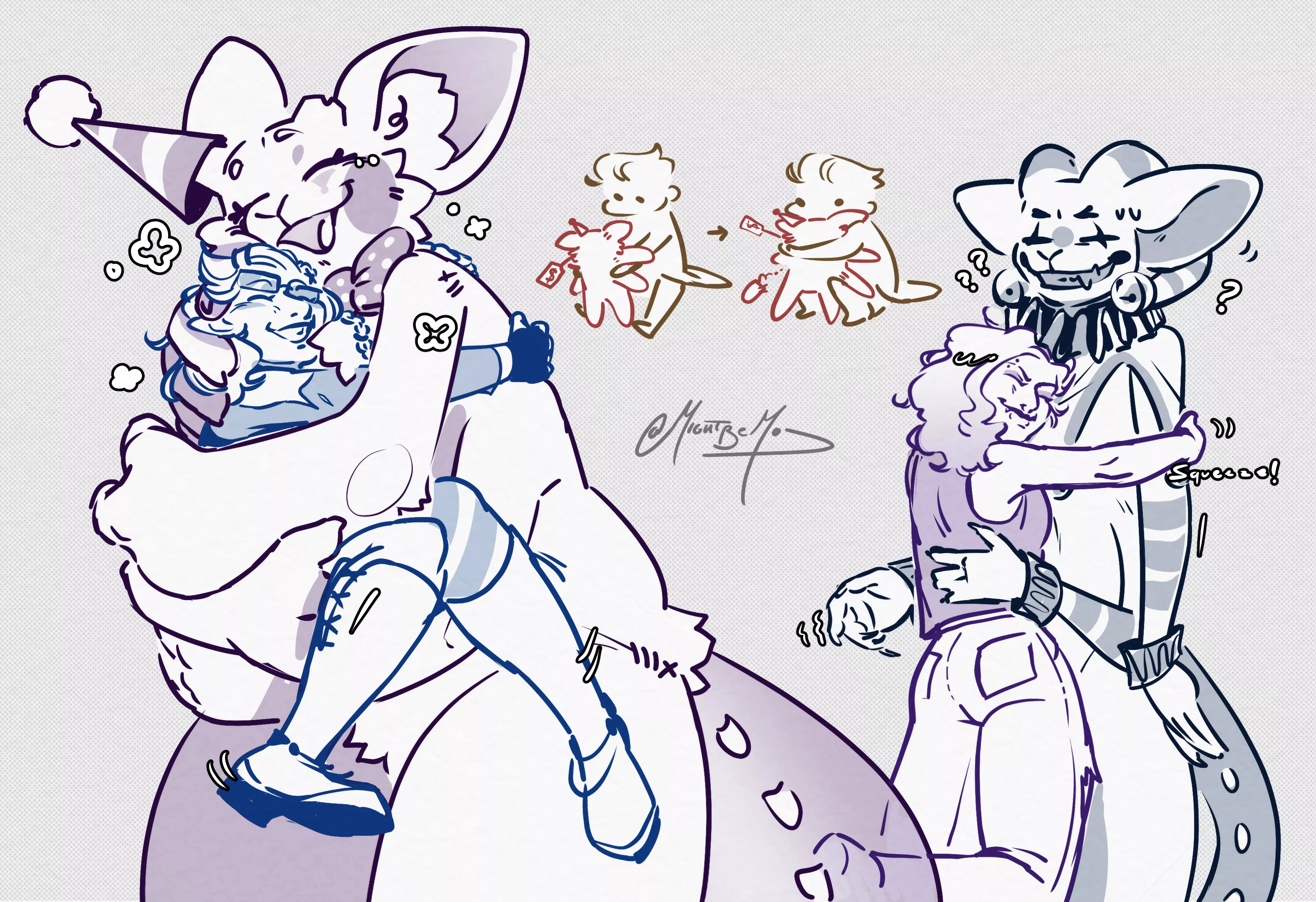 Parfait gives great hugs- Meringue not so much. posted by ViktorPrevails