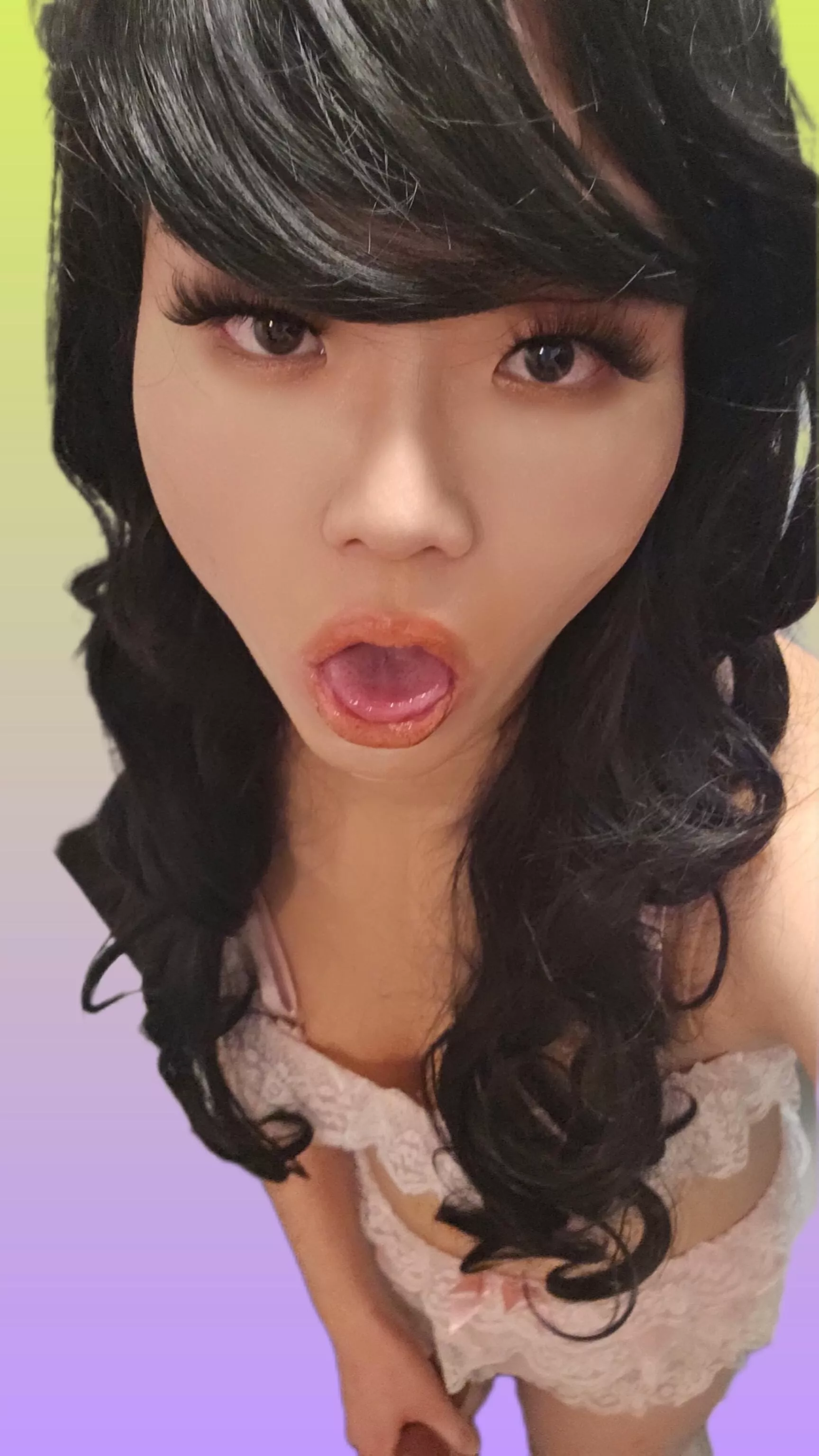 Please cum in my sissy mouth while I stroke my clit posted by sarahcd6