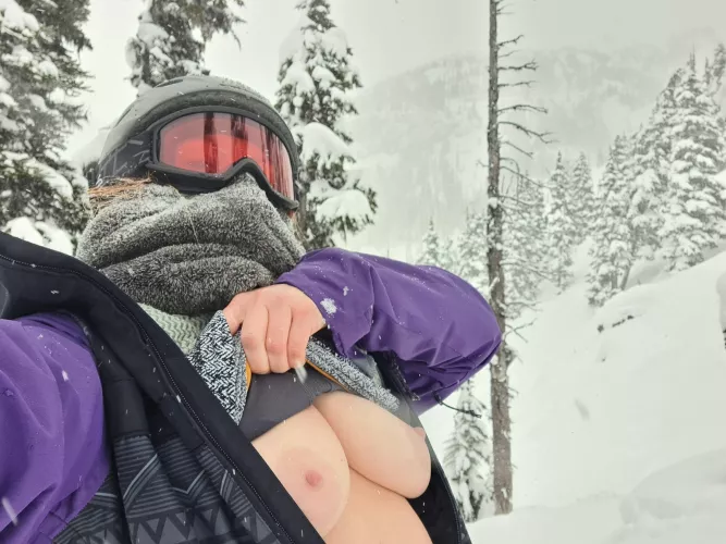 Ski hill fun by KinkyClimber1