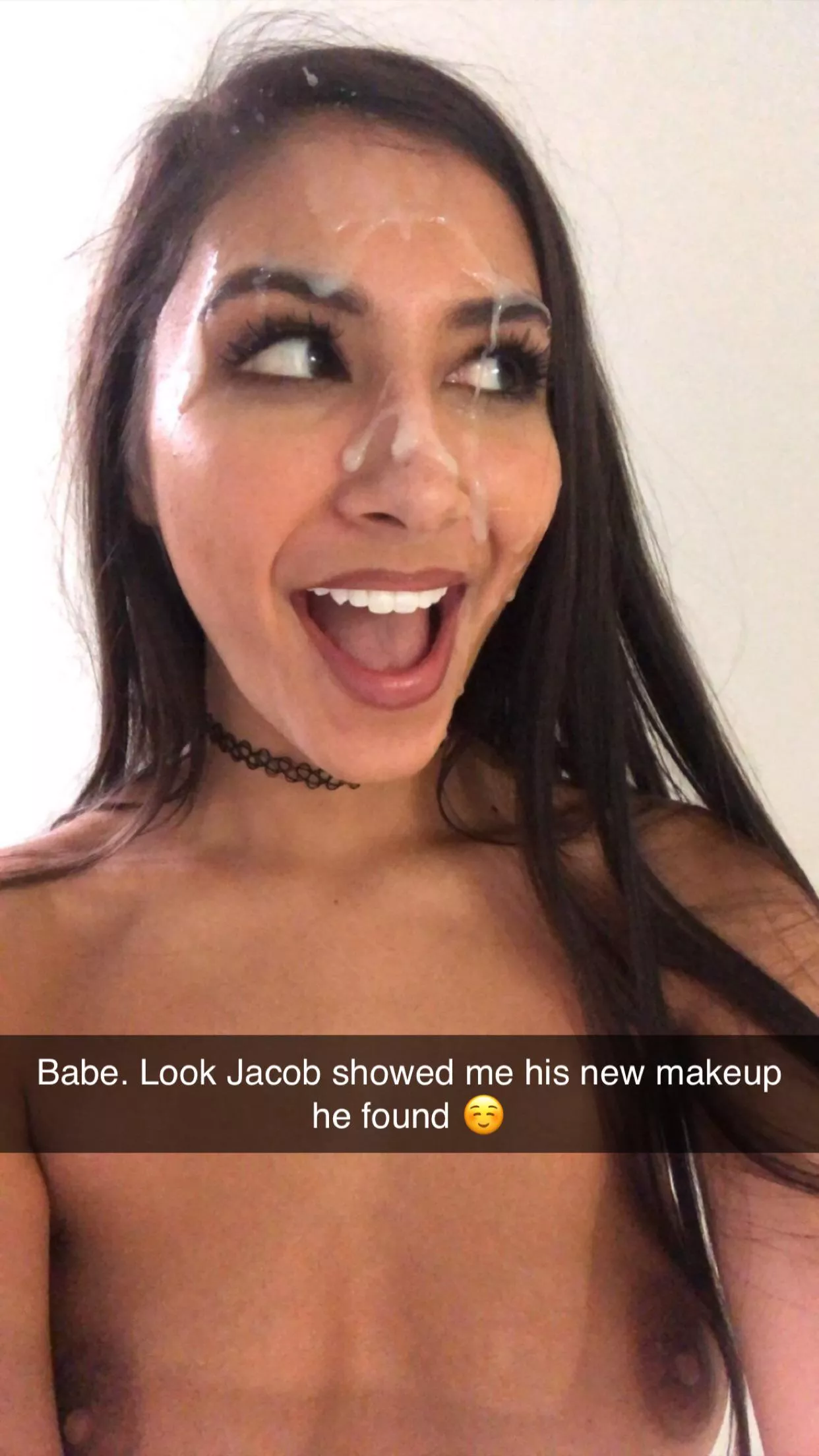 Your girlfriend went to a friends house and found some new makeup. And had to send you a pic posted by Goonmix