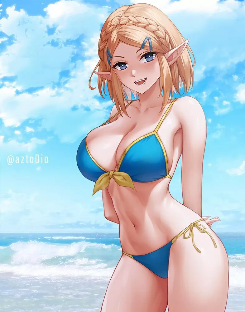 Zelda (AztoDio on Pixiv) [Breath of the Wild] posted by GunShip05