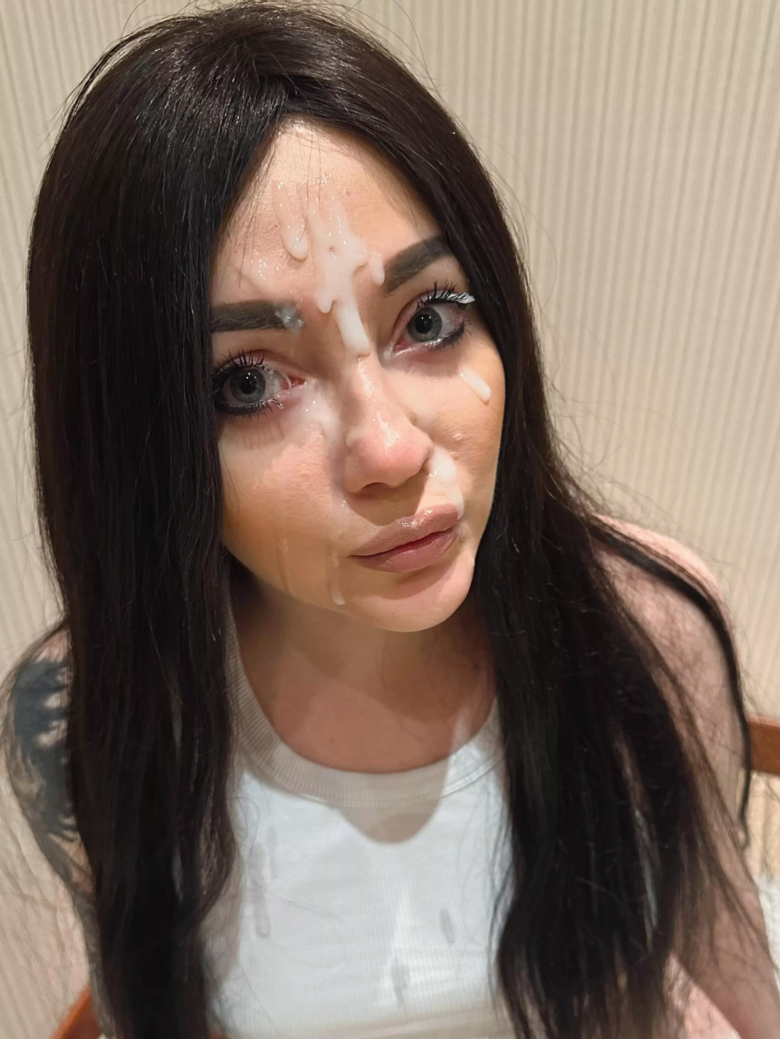 Big facial for good girl posted by x_piece_of_me