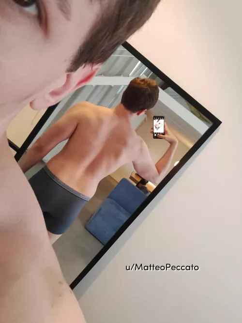 Blue boxers 💙🤍 by MatteoPeccato