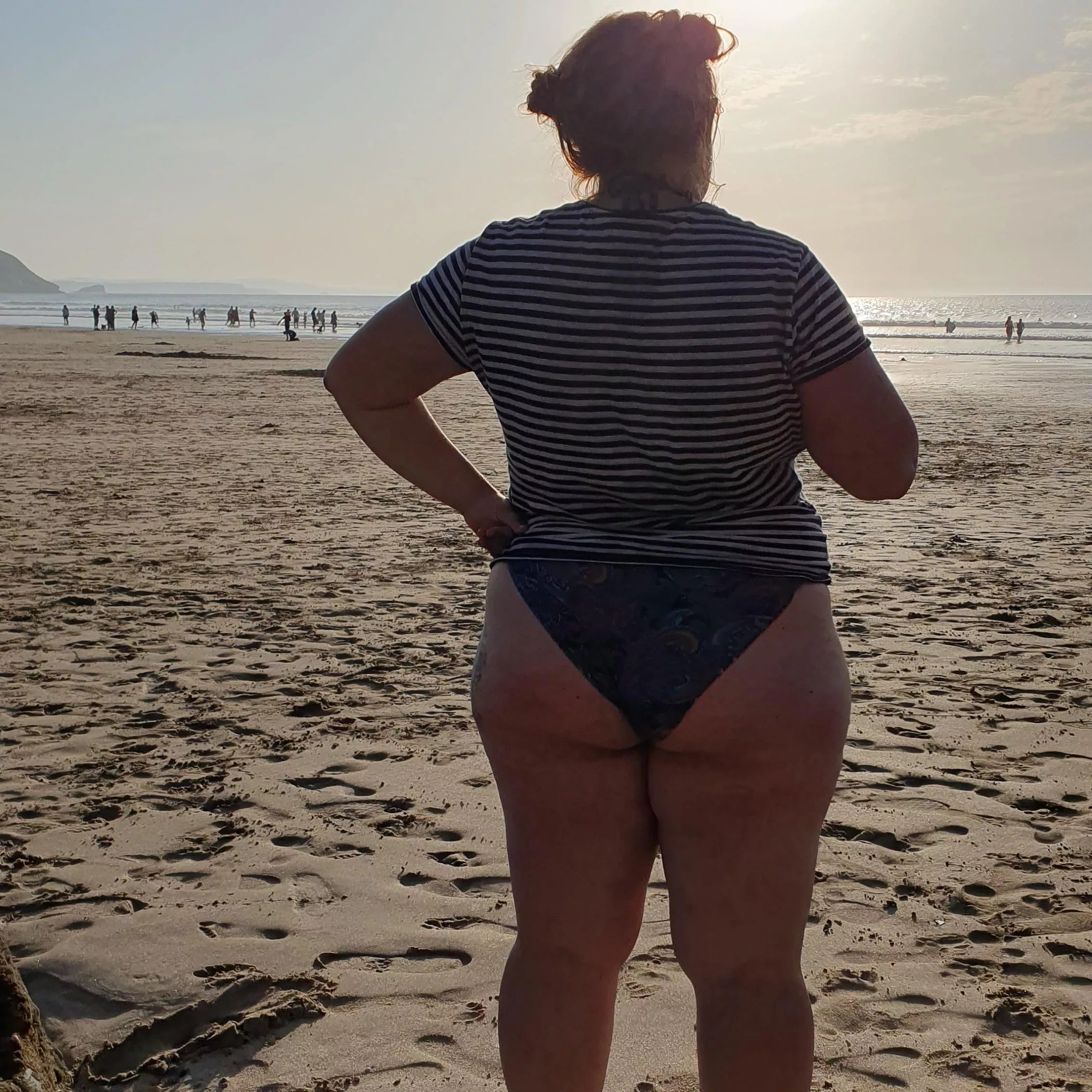 Dimple cheeks on the beach posted by JosieAndYou