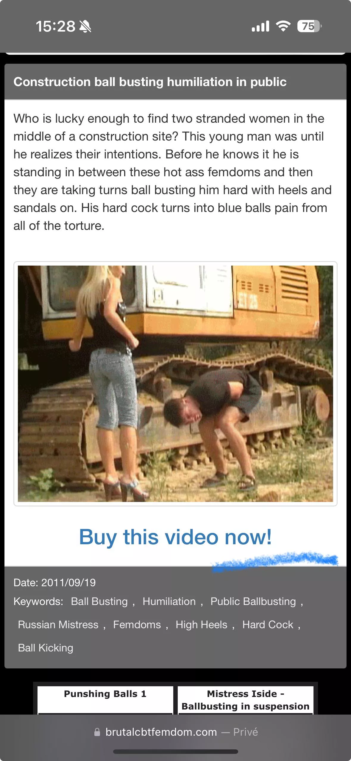 Does anyone know where I can find this video? posted by ProfessionalTruth685