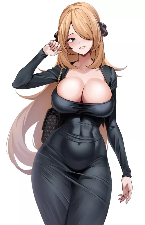 Dongtan Cynthia [Pokemon] by CheetahSperm18