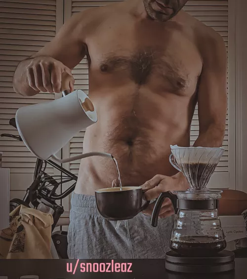 Getting things warmed up for that coffee. Happy sunday cgw. by snoozleaz