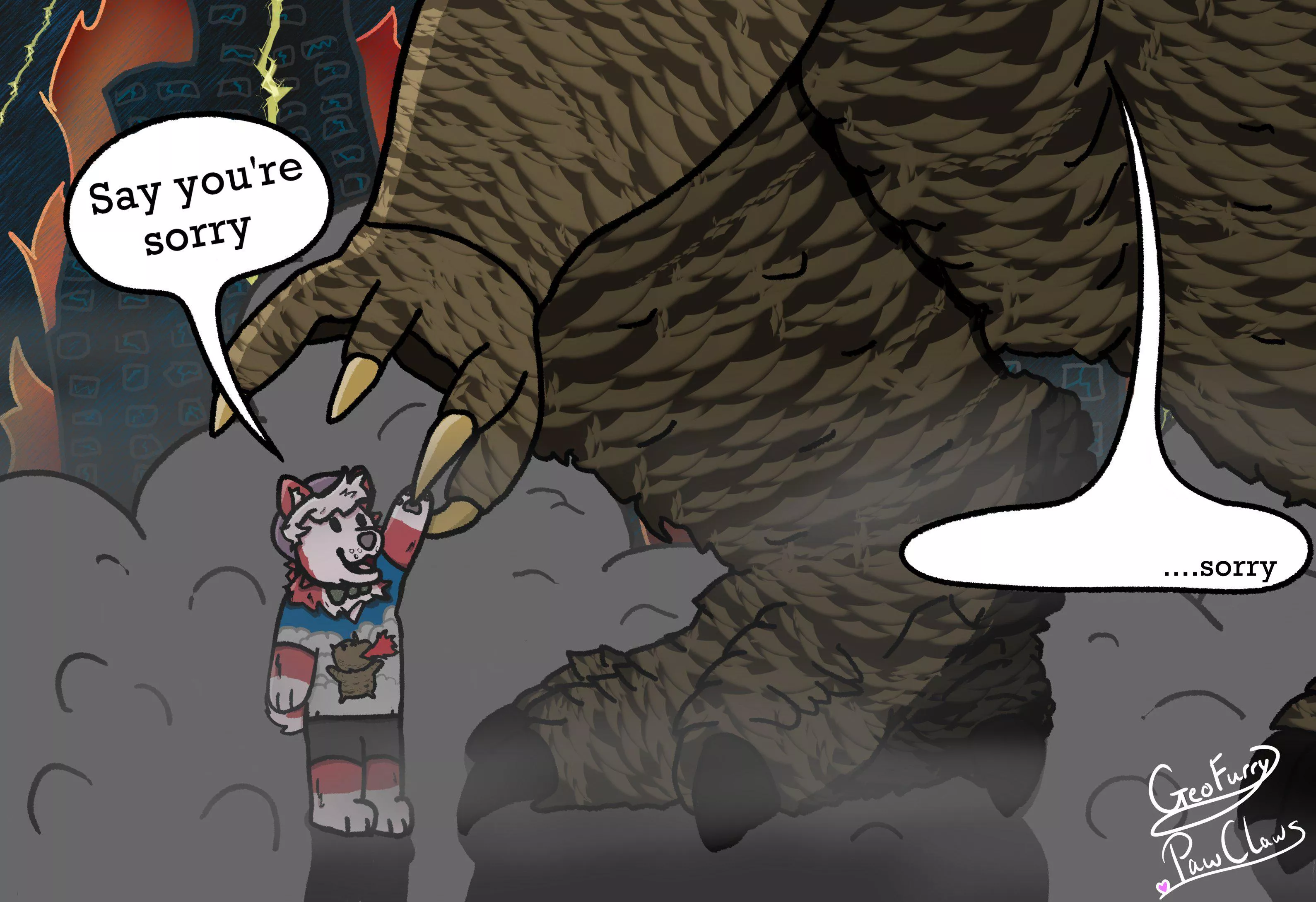 GODZILLA posted by GeoFurry_PawClaws