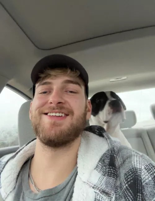 good morning from me and my boy 🐶 by gkashe