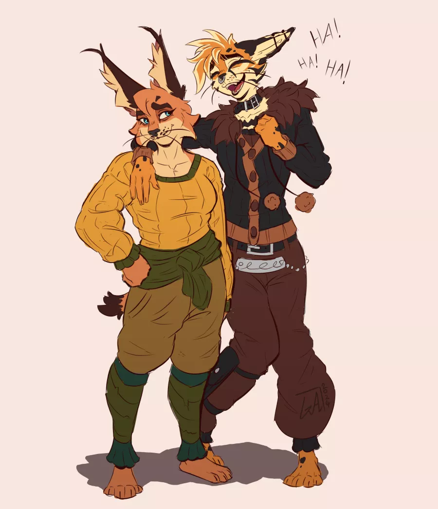 Happy cats :) posted by Galinn-Arts