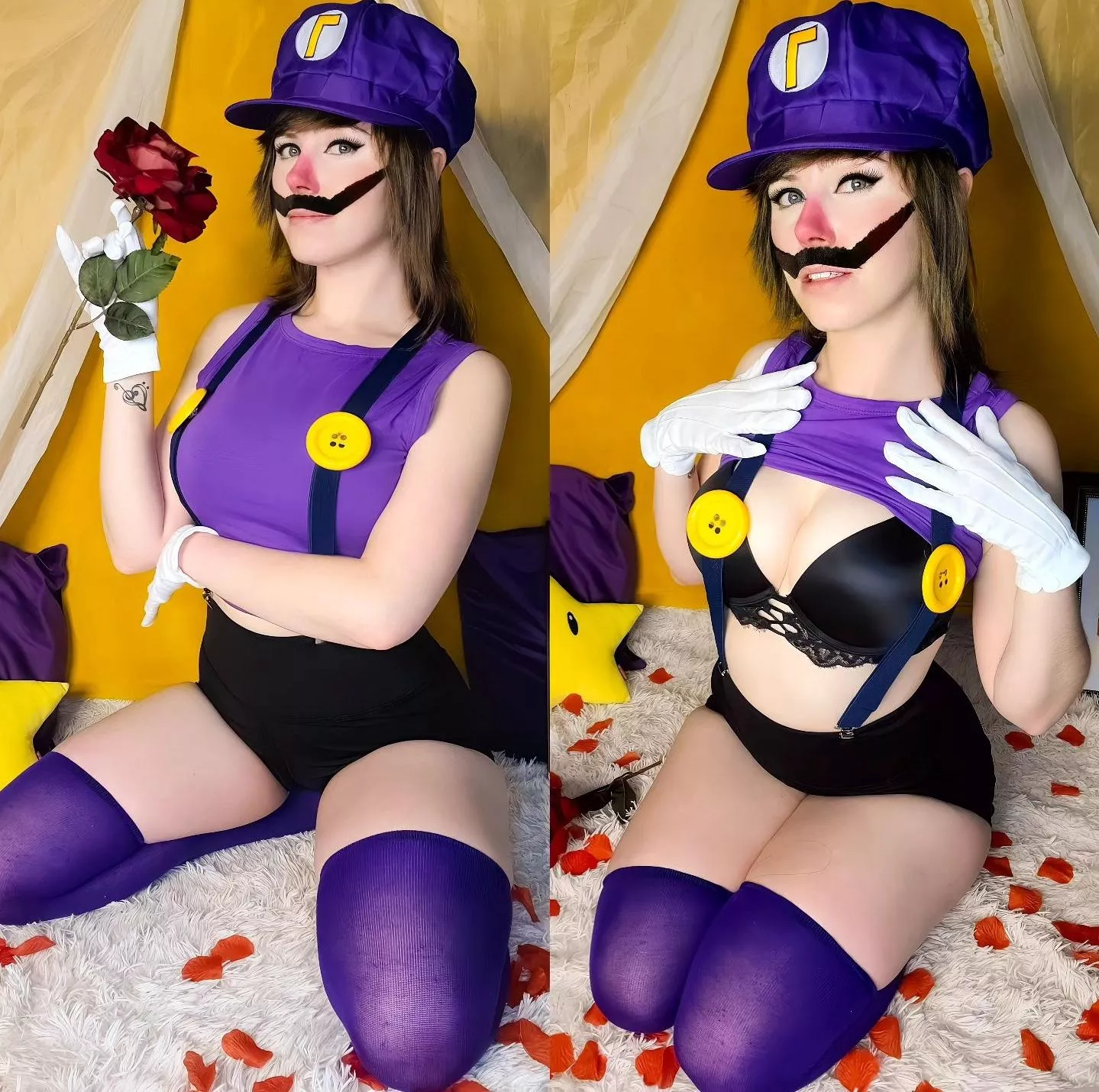 HAPPY MAR10 DAY!! / Waluigi by TeddiTerri  posted by TeddiTerriii