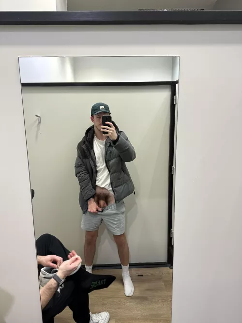 I’m so naughty in public 😈 by sexyausboy