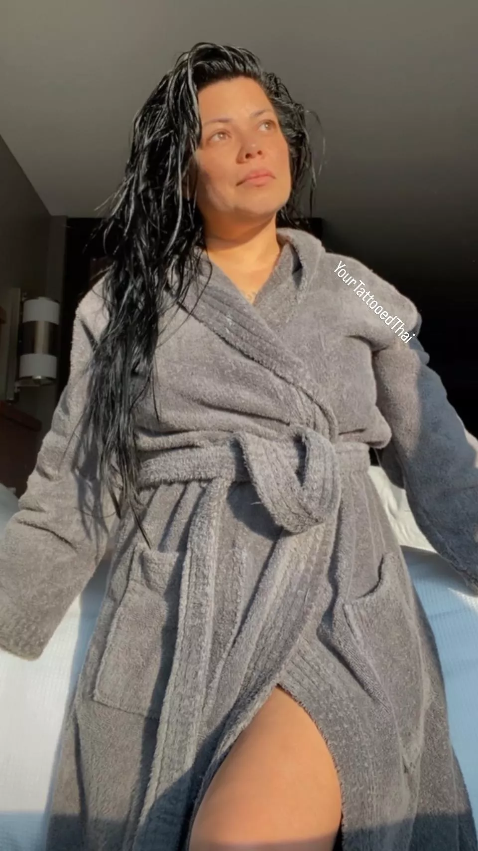 Let it all hang out in our robes all day posted by tattedtoez