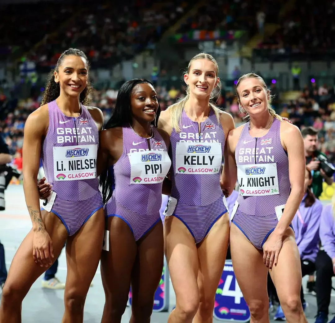Lina Nielsen, Ama Pipi, Hannah Kelly and Jessie Knight - British sprinters posted by Admirateur1