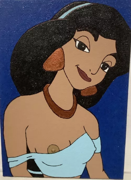 My fourth Disney painting by MommysGoodBoy4Ever