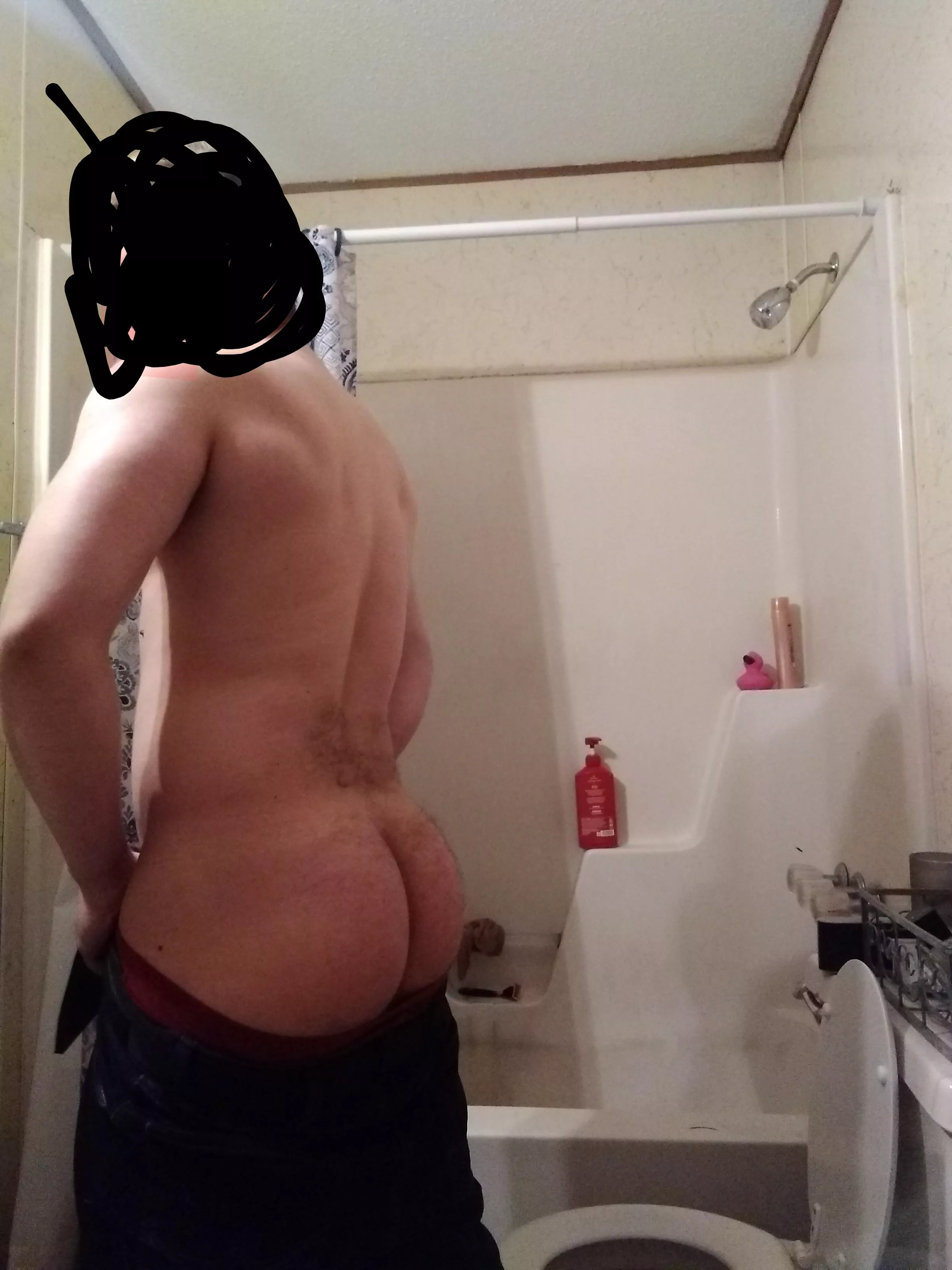 Not gay, but just got back from the gym and wanted to show my glute progress. Sorry for the sex trafficker lighting.  posted by Mission-Aside4279