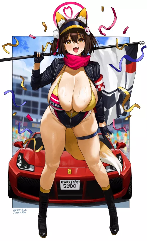 Race Queen Izuna (feipin zhanshi) [Blue Archive] by llamanatee