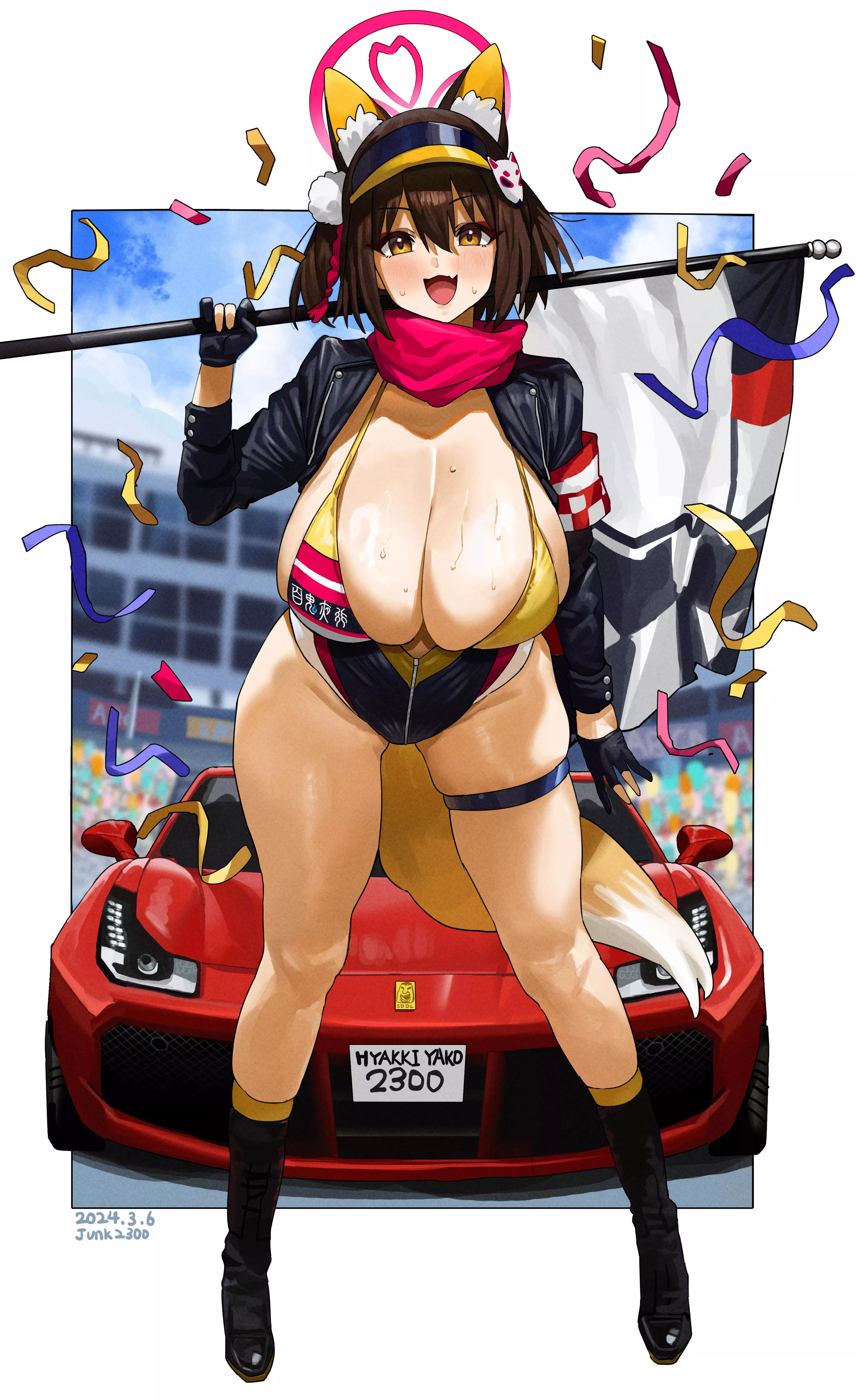 Race Queen Izuna (feipin zhanshi) [Blue Archive] posted by llamanatee