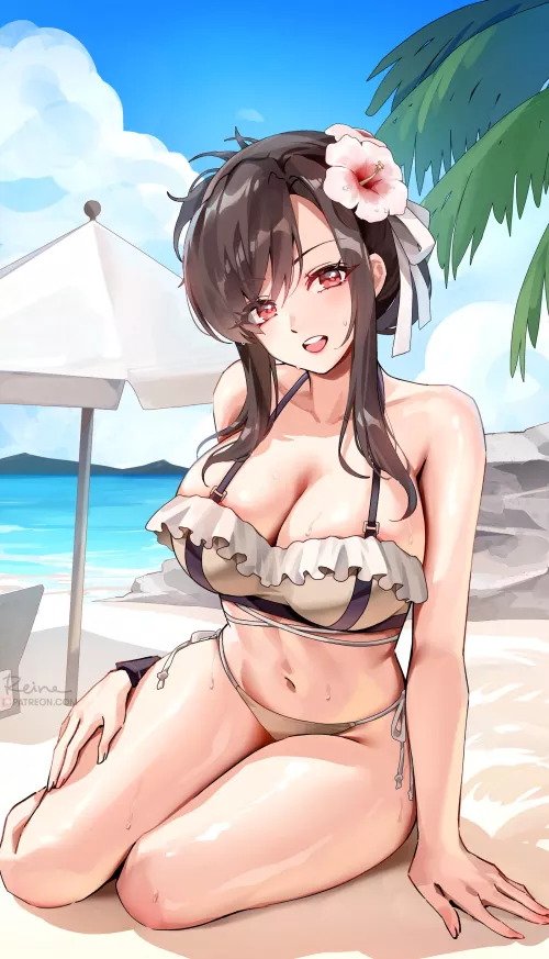 Swimsuit Tifa [Final Fantasy] by xSaviour_N