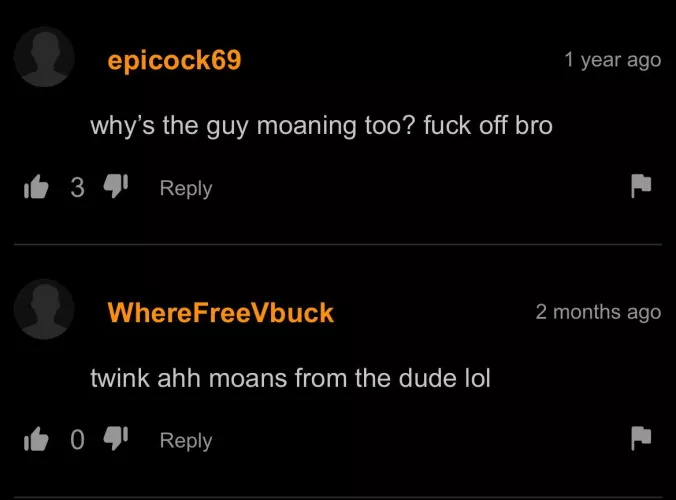 Tbf he was moaning more than the girl by TheOneAndOnlyFarto