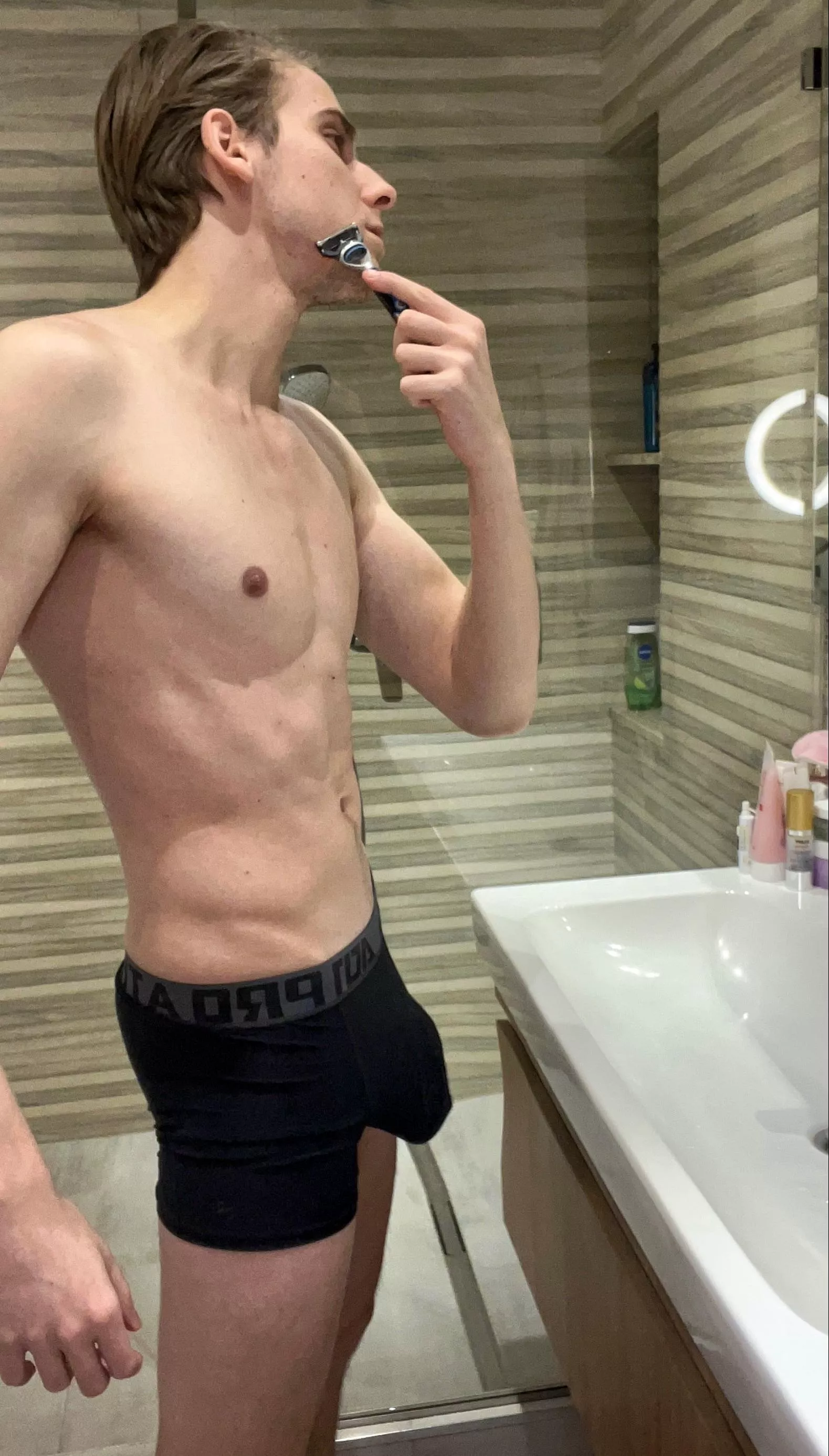 wanna peek? ;) posted by TeasingLion