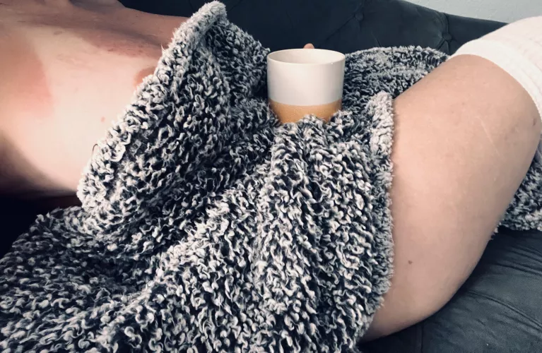 Well hello time change. I overslept. So now I’ll just sit here and be naked with my coffee. by DD_OCMilf