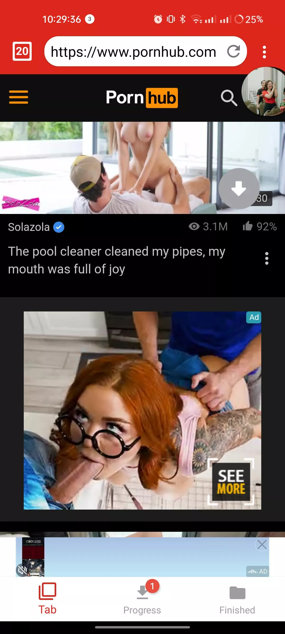 What is the name of the girl or the title posted by thedarkrouge11