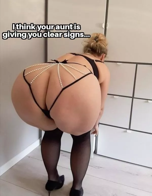 Your aunt never wears clothes like that when your uncle is around... posted by NameEconomy6463