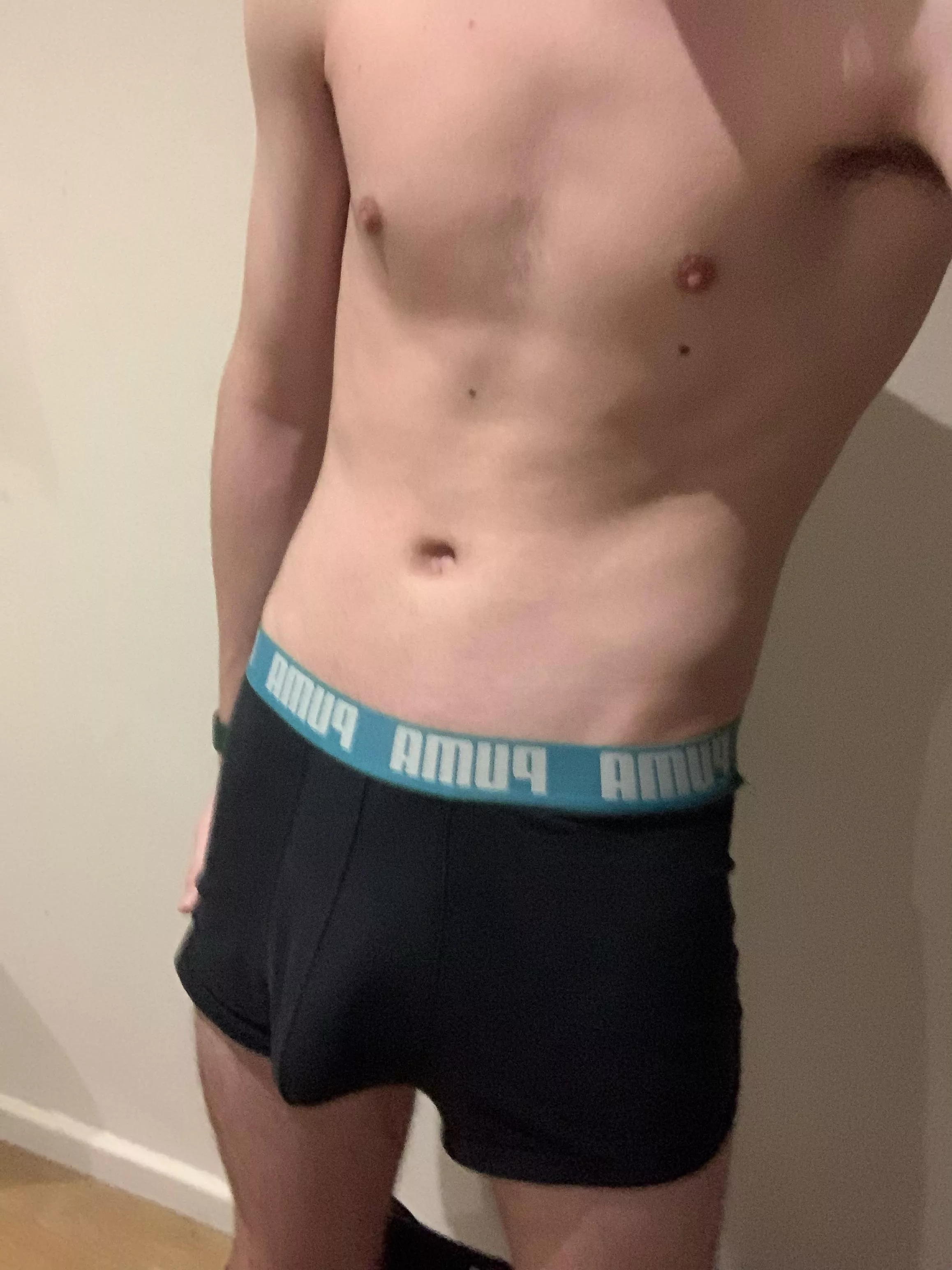 [18] Puma trunks all the way 🖤🫡 posted by Comfortable-Bit-9766