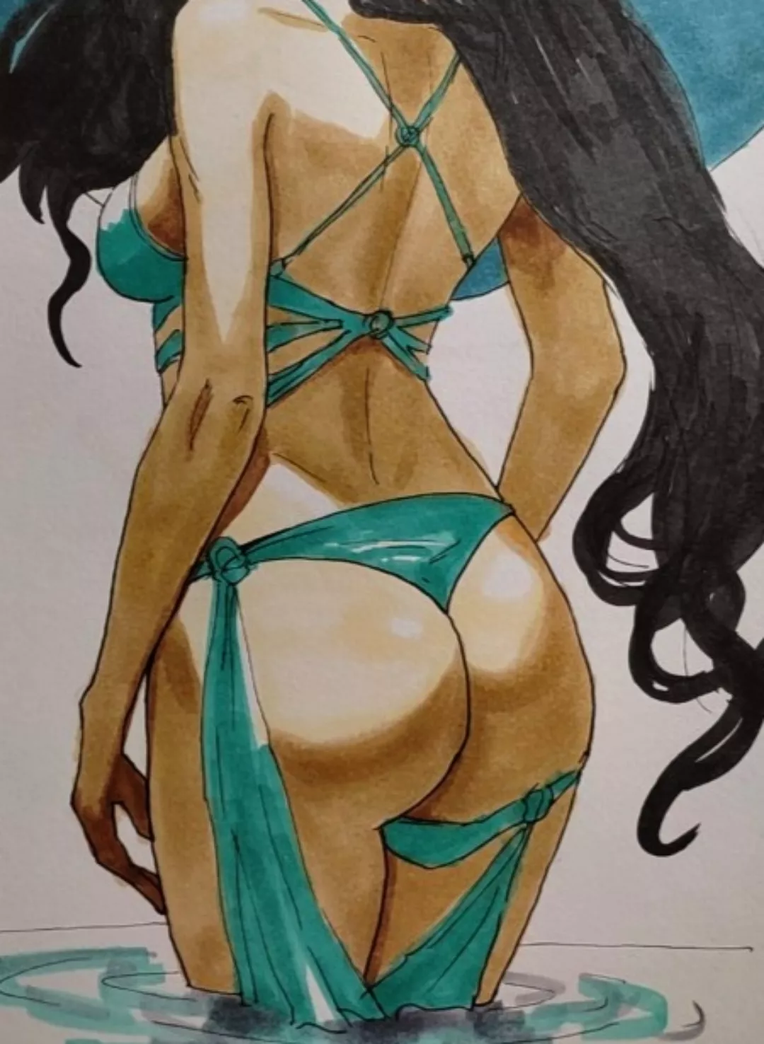 Bikini Butt, by me posted by El_Eli