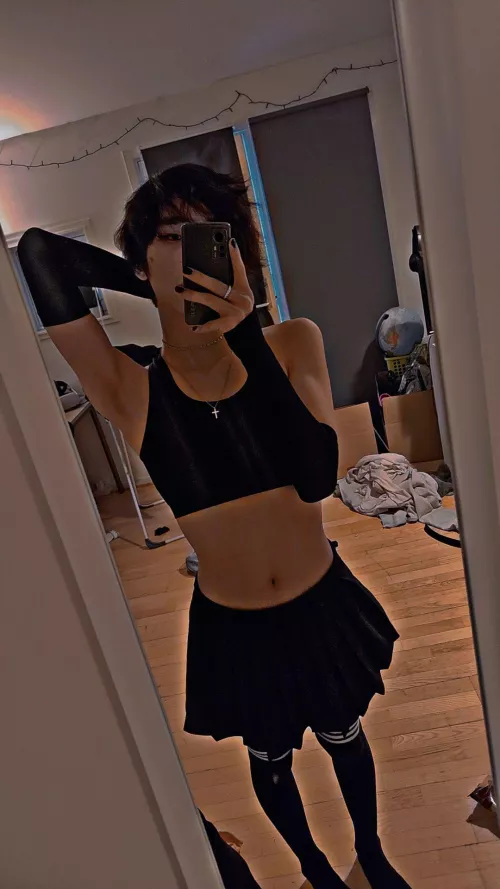 Black outfits are just my thing by Colorful_snowflake