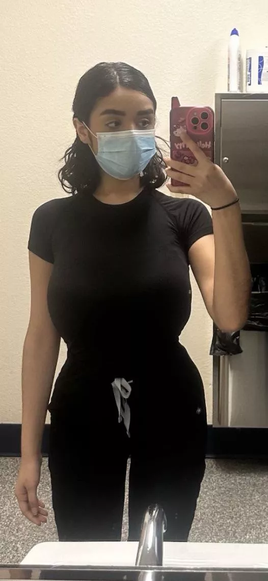 Bust so big she couldn’t hide it in dark colors  posted by Tiddies_Galoree