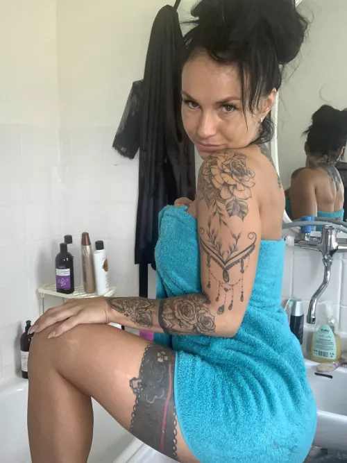 Done showering, moisturize my sexy body. by Beautiful-Spare8090