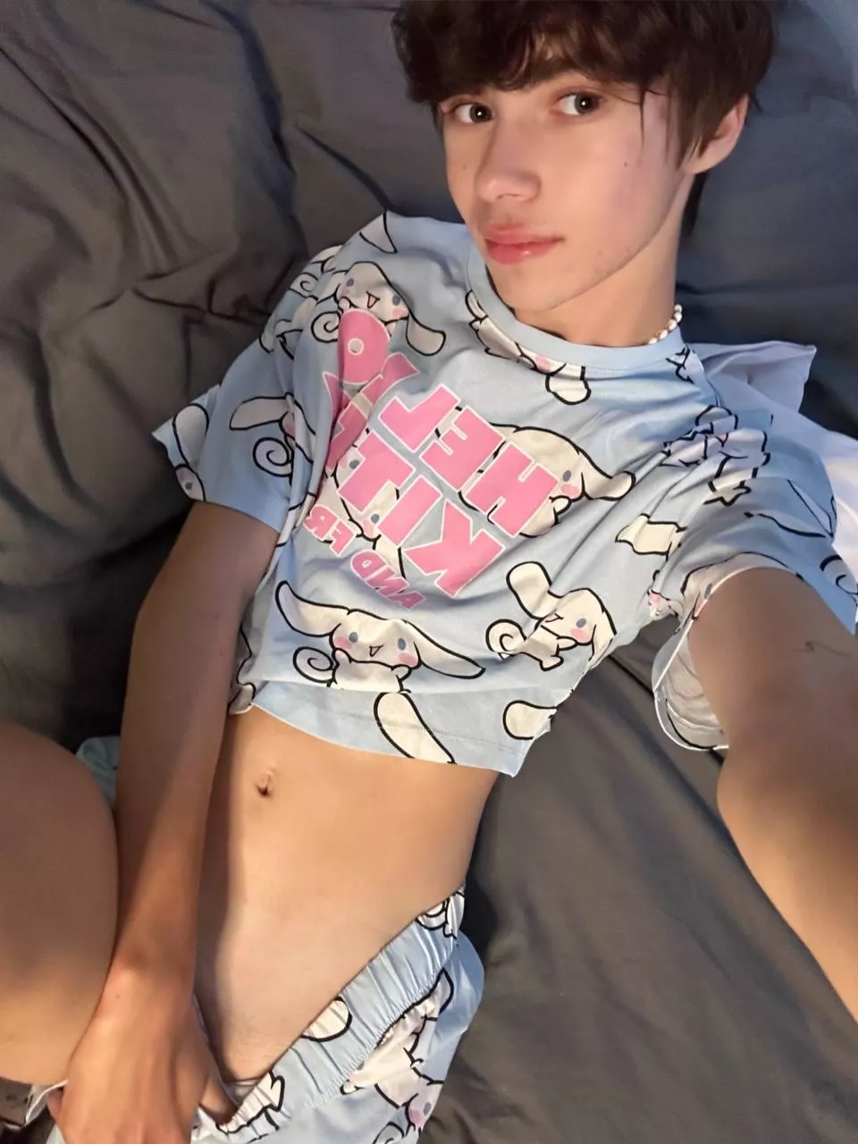 ever been with a 19yo surfer boy with hello kitty sleeping outfit and a cute smile? :3 posted by Specific_Champion_92