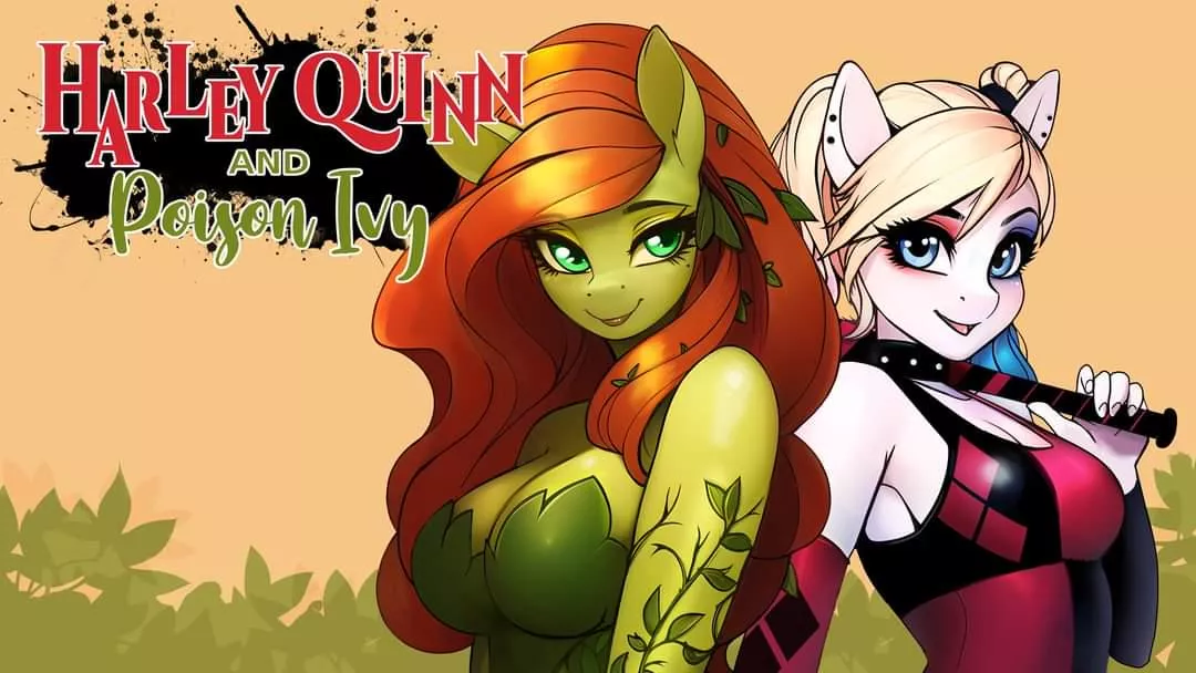 Harley and poison Ivy MLP mashup by me. posted by TheRocknR0llmartian
