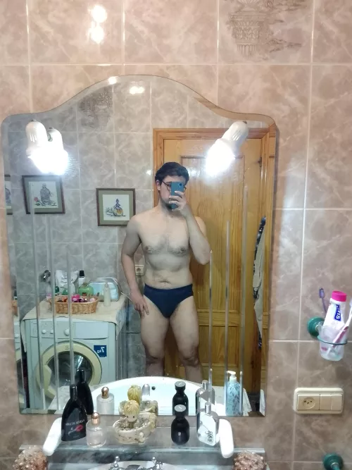 I like these blue underwear 😊 by MrWhitebull